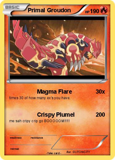 Pokemon Primal Groudon