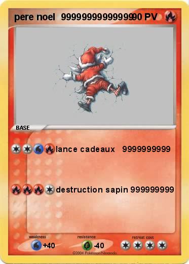 Pokemon pere noel  99999999999999