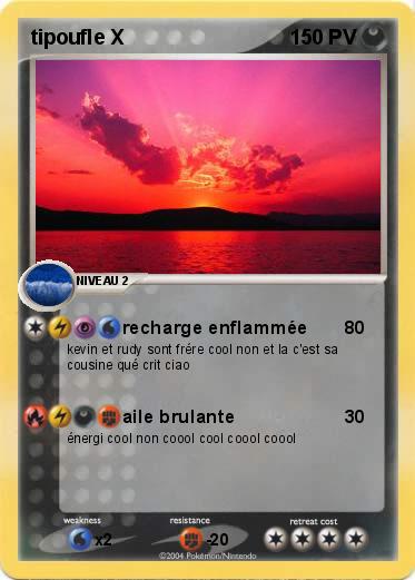 Pokemon tipoufle X