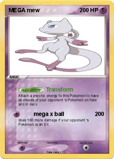 Pokemon MEGA mew