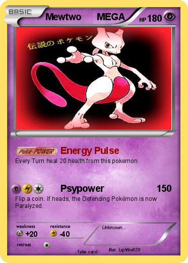 Pokemon Mewtwo      MEGA