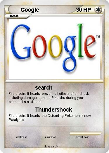Pokemon Google