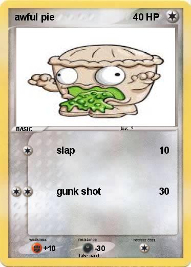 Pokemon awful pie