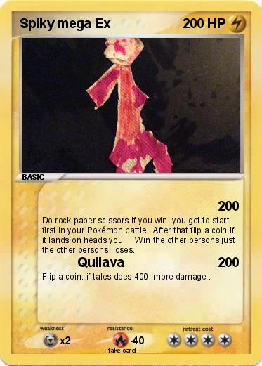 Pokemon Spiky mega Ex