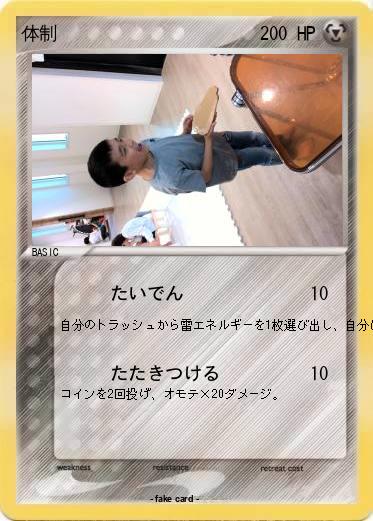 Pokemon 体制