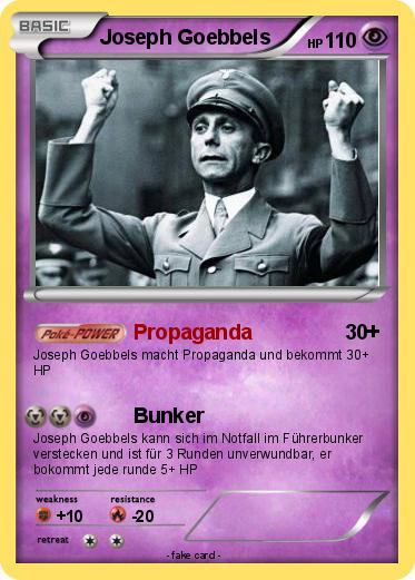 Pokemon Joseph Goebbels