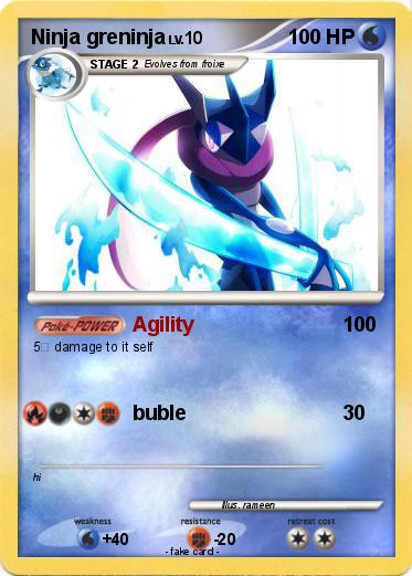 Pokemon Ninja greninja