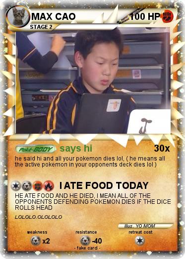 Pokemon MAX CAO