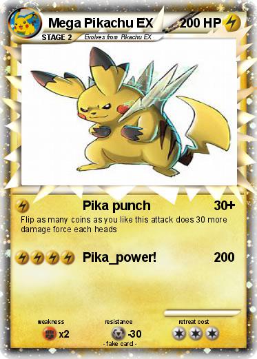 Pokemon Mega Pikachu EX