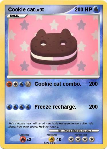 Pokemon Cookie cat