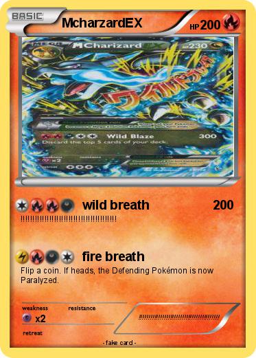 Pokemon McharzardEX