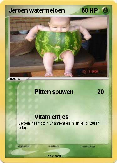 Pokemon Jeroen watermeloen
