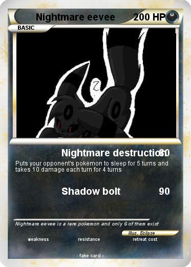 Pokemon Nightmare eevee