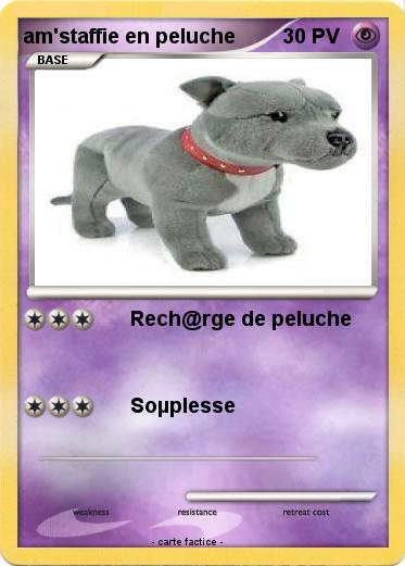 Pokemon am'staffie en peluche