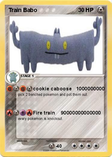 Pokemon Train Babo