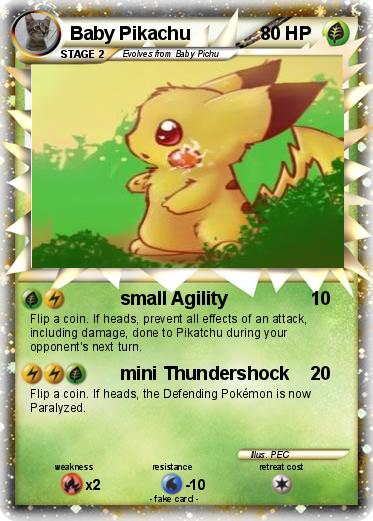 Pokemon Baby Pikachu