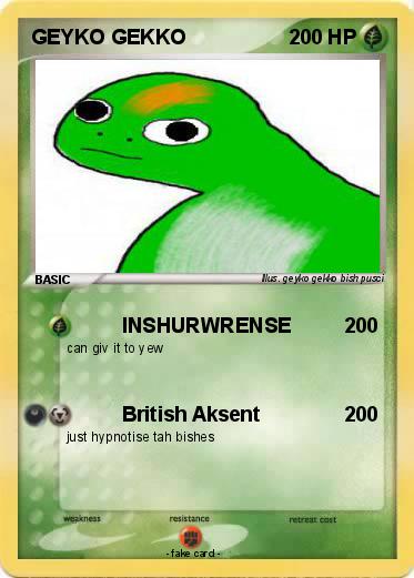 Pokemon GEYKO GEKKO
