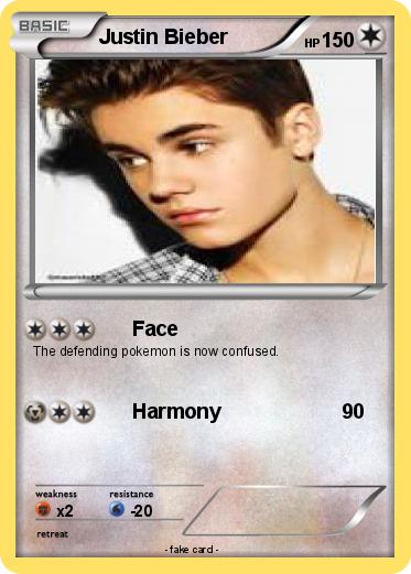Pokemon Justin Bieber