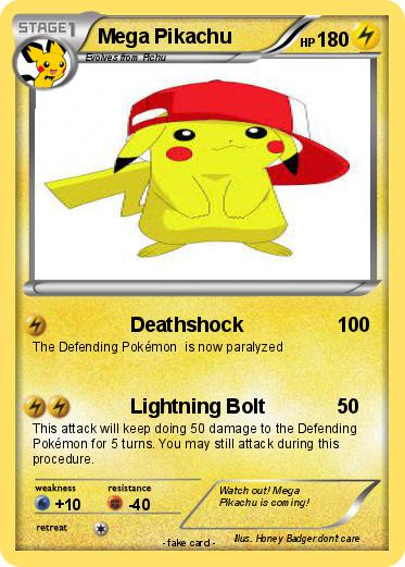Pokemon Mega Pikachu