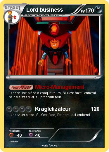 Pokemon Lord business