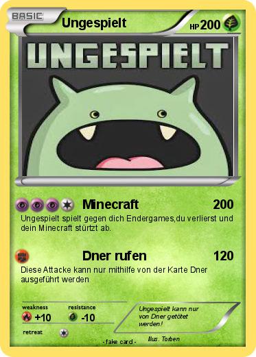 Pokemon Ungespielt