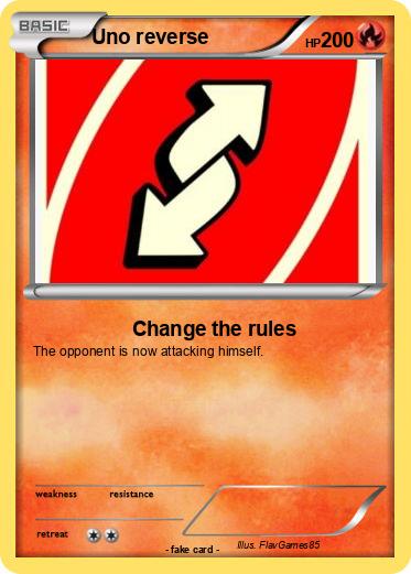 Pokemon Uno reverse