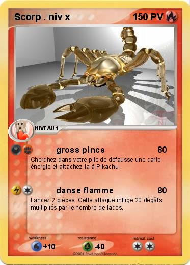 Pokemon Scorp . niv x