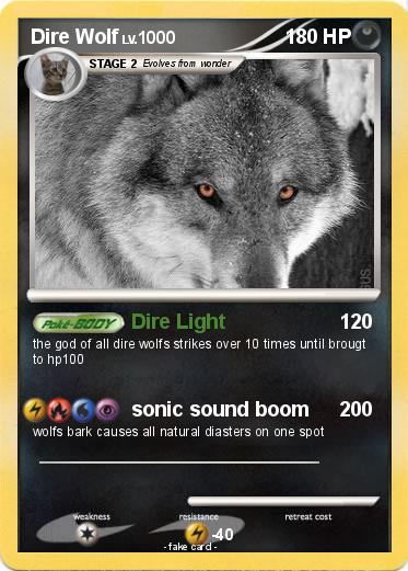 Pokemon Dire Wolf