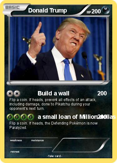 Pokemon Donald Trump