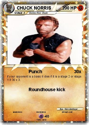 Pokemon CHUCK NORRIS