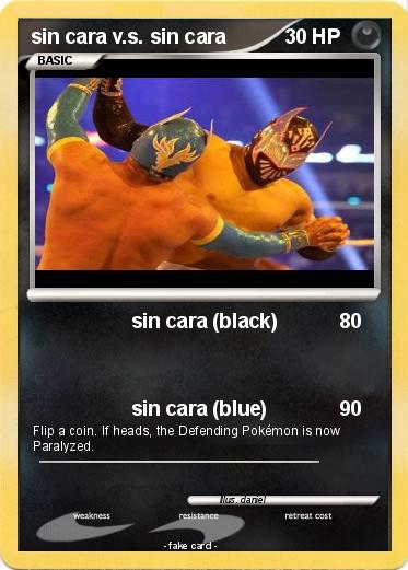 Pokemon sin cara v.s. sin cara