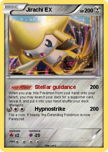 Pokemon Jirachi EX