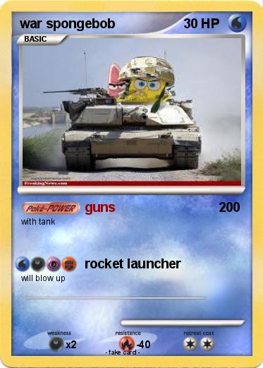 Pokemon war spongebob