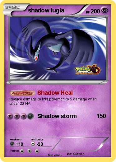 Pokemon shadow lugia
