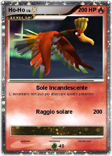 Pokémon Ho Ho 391 391 - Sole Incandescente - My Pokemon Card