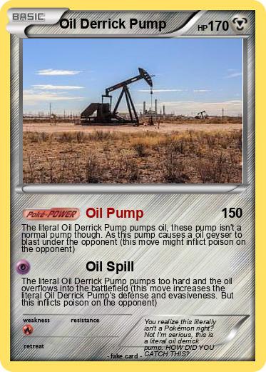 Pokemon Oil Derrick Pump