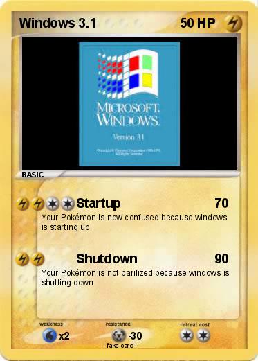 Pokemon Windows 3.1