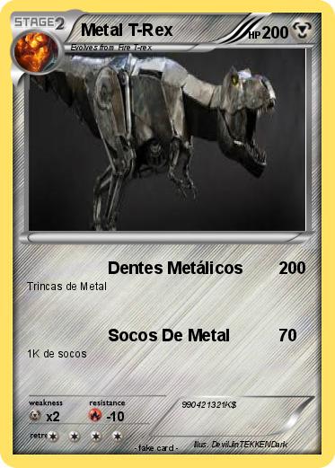 Pokemon Metal T-Rex