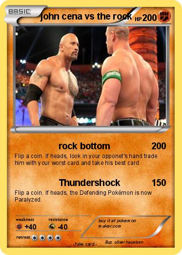 Pokemon john cena vs the rock
