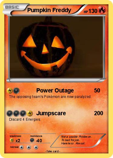 Pokemon Pumpkin Freddy