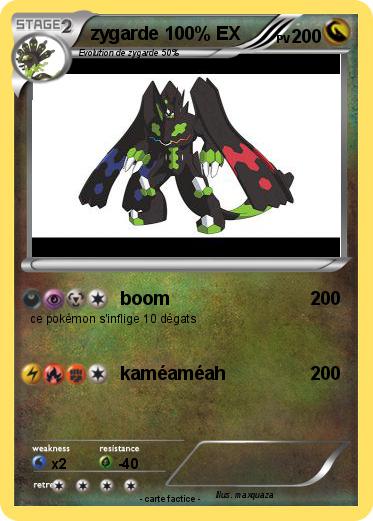 Pokemon zygarde 100% EX