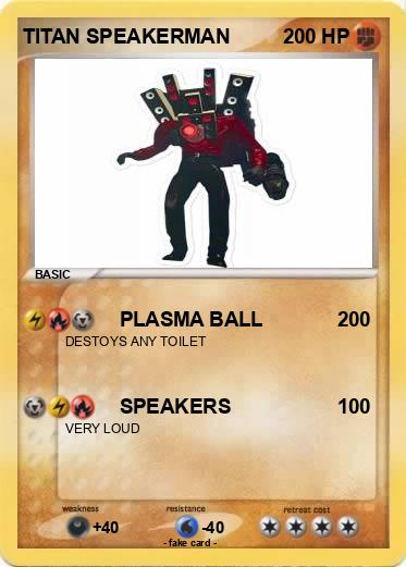 Pokemon TITAN SPEAKERMAN