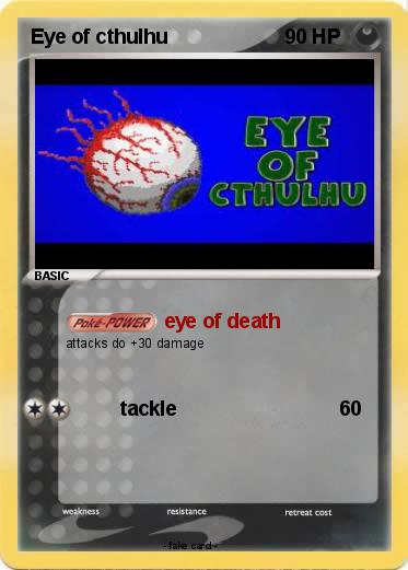Pokemon Eye of cthulhu