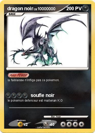 Pokemon dragon noir