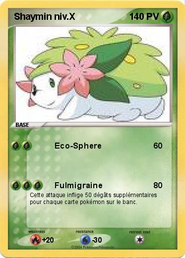 Pokemon Shaymin niv.X