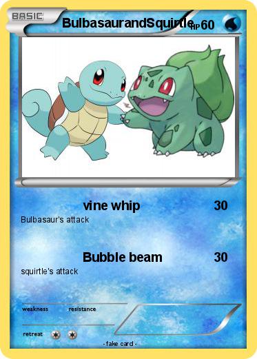 Pokemon BulbasaurandSquirtle