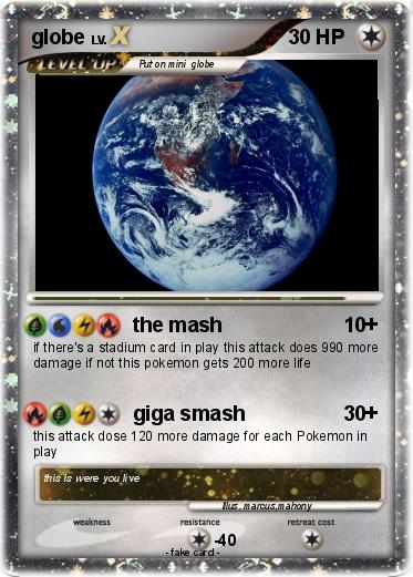 Pokemon globe