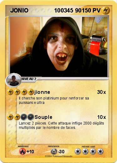 Pokemon  JONIO                100345 90                  