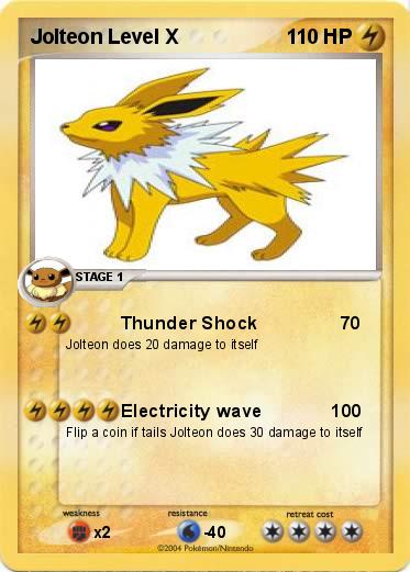 Pokemon Jolteon Level X