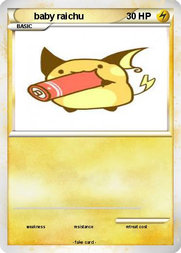 Pokemon baby raichu